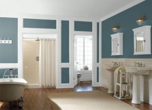 painting your bathroom walls teal