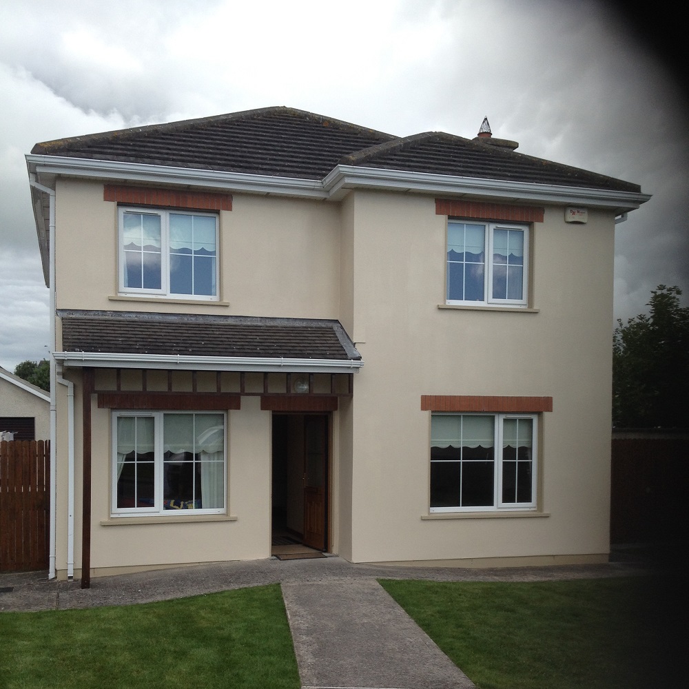 Painting the Outside of Your House - cream modern detached house