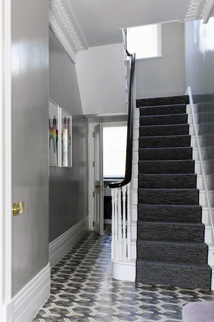 decorating your hallway in tones of grey