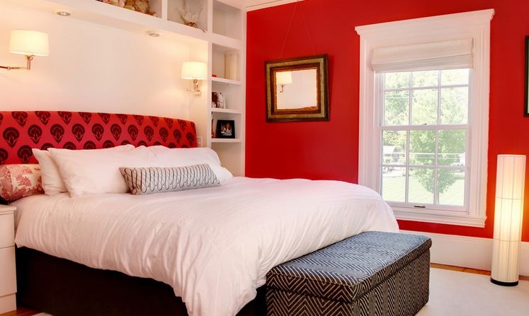 painting the master bedroom red