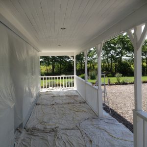 protect areas not painted - Painting the Outside of Your House