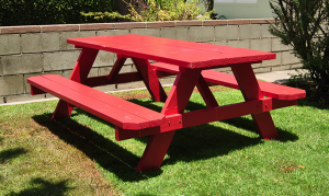 painted picnic table - Spruce up your Garden and Patio Furniture