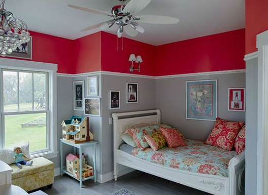 colour ideas for painting kids bedrooms grey and red bedroom