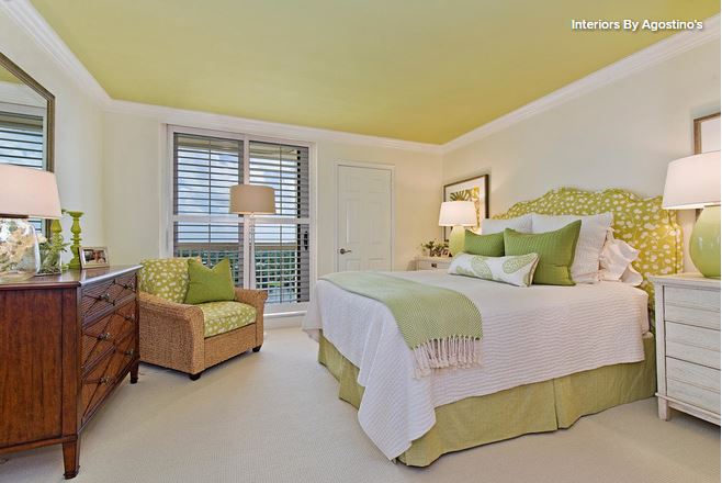 Shades of green and where to use them - Houzz bedroom