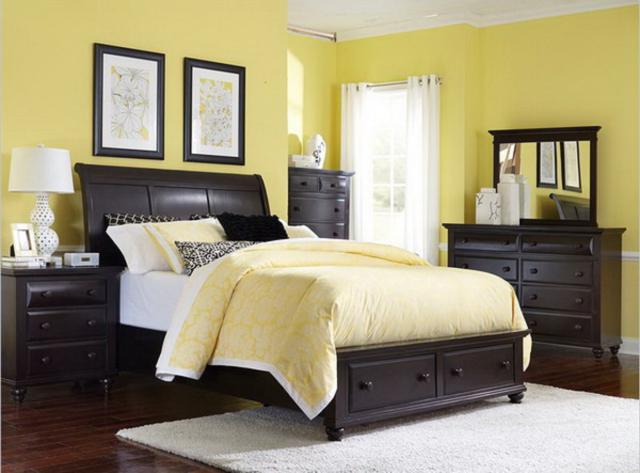 decorating ideas for the master bedroom with yellow shades